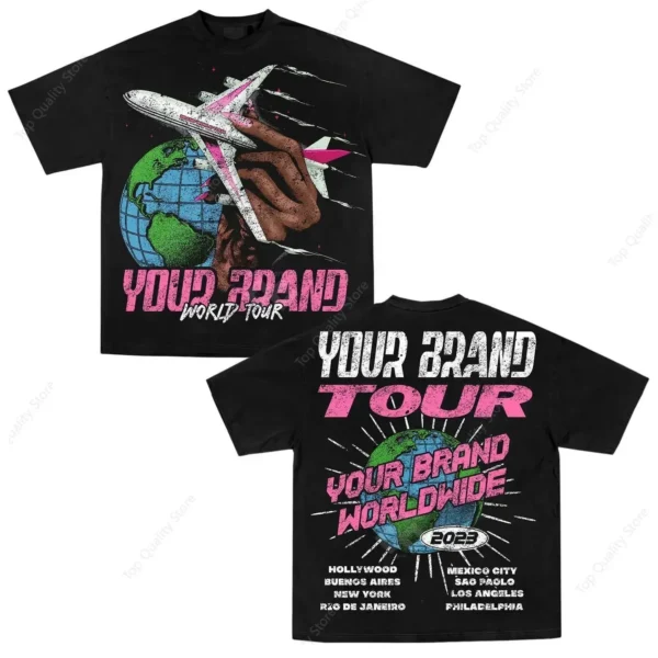 Harajuku Fashionable personality street graphic t shirt American y2k top oversized Couples streetwear goth shirts women clothes - Image 13