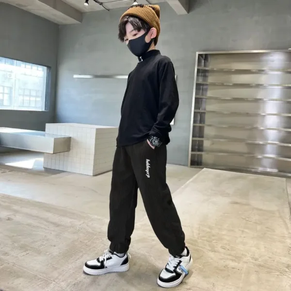Spring Autumn Cotton Boys Pants Children Trousers Casual Kids Sports Pants 3 4 5 6 7 8 9 10 11 12 13 Years Teenager Boys Clothes - Image 3