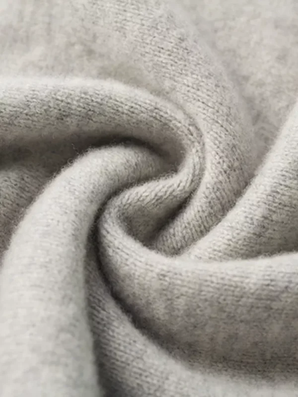 Men's sweater 100% pure wool knitted pullover autumn and winter thickened cashmere sweater casual knitted loose men's tops - Image 5