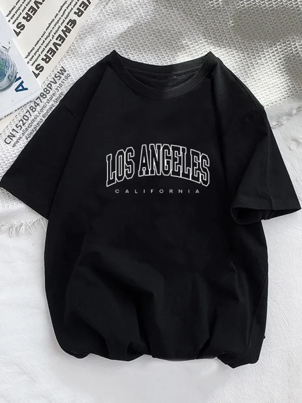 Women Brooklyn Letter Print T Shirt Girl Graphic Harajuku 2023 Streewear Clothes Causal Female Y2K Tops Tee - Image 3