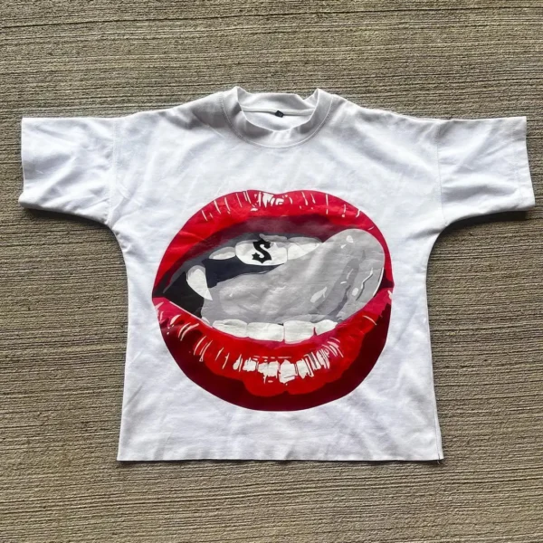 Harajuku Fashionable personality street graphic t shirt American y2k top oversized Couples streetwear goth shirts women clothes - Image 5